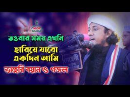 তওবার সময় এখনি  – তাহেরি বয়ান l হারিয়ে যাব একদিন Taheri Towba Gojol Hariye Jabo