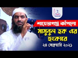 সিংহ পুরুষ আল্লামা মামুনুল হকের কঠিন হুংকারে কাঁপলো শায়েস্তাগঞ্জ Mamunul Haque Waz 2021