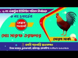 নির্বাচনের গান 2 মোরগ মার্কা   মৌলভীবাজার জেলার ৬নং একাটুনা ইউপি ৩নং ওয়ার্ড l মোঃ মারুফ তরফদার