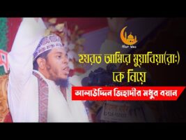 আমিরে মুয়াবিয়া সাহাবি ছিলেন – আলাউদ্দিন জিহাদীর মধুর বয়ান Alauddin Jihadi Waz 2022 full waz