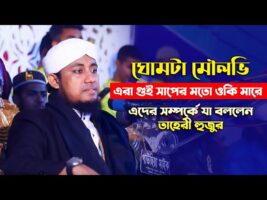 ঘোমটা মৌলভি এরা গুই সাপের মতো ওকি মারে – এদের সম্পর্কে যা বললেন তাহেরী হুজুর Taheri Waz 2023