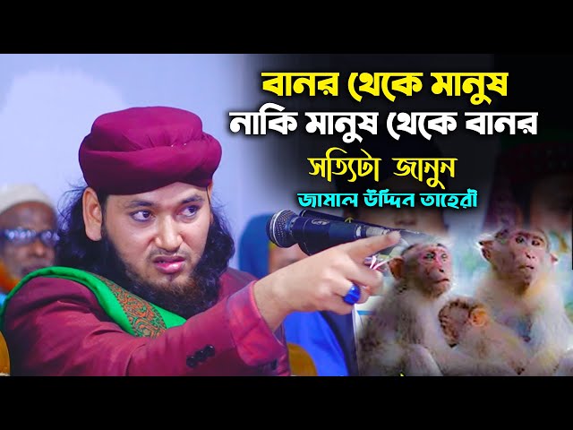 বানর থেকে মানুষ নাকি মানুষ থেকে বানর সত্যিটা জানুন ! Jamal Uddin At Taheri জামাল উদ্দিন আত-তাহেরী