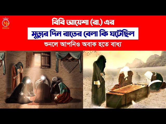 বিবি আয়েশা (রা.) এর মৃত্যুর দিন রাতের বেলা কি ঘটেছিলো? শুনলে আপনি ও অবাক হয়ে যাবেন Bibi Ayesha Death